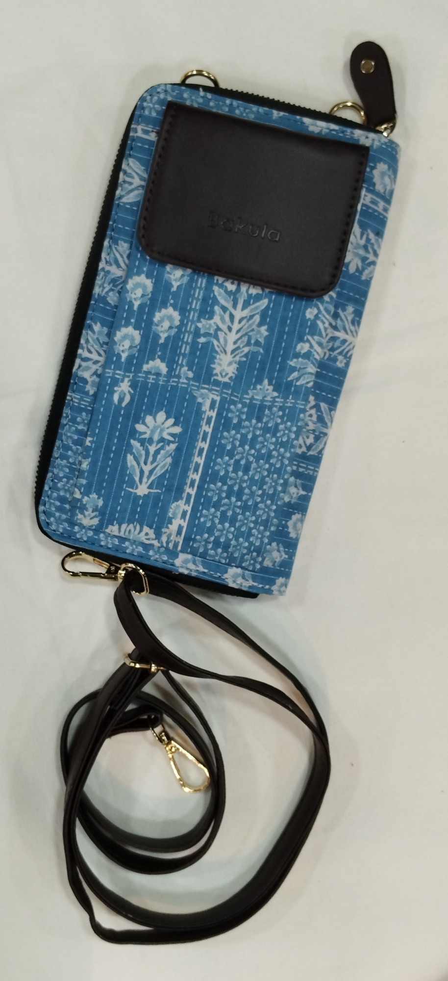 Jacquard Cotton Wallets With Mobile Pouch