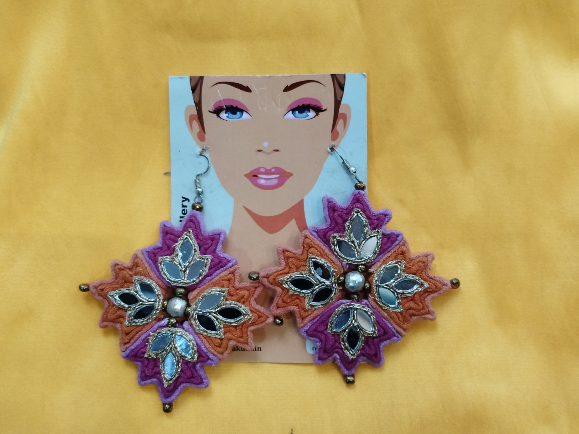 Mirror Work Earing