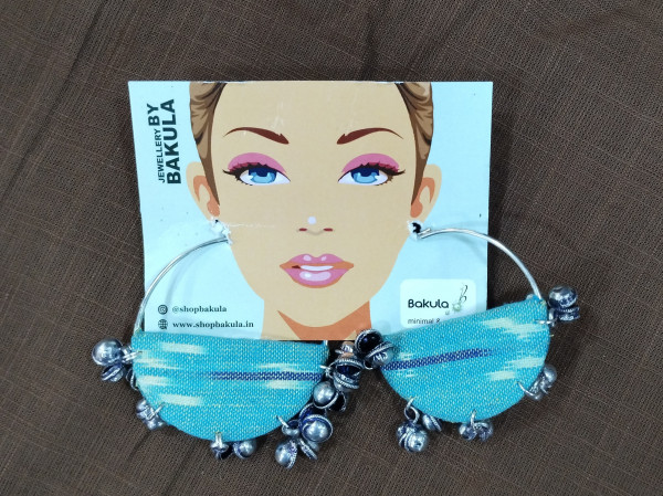 Upcycled Fabric Earing