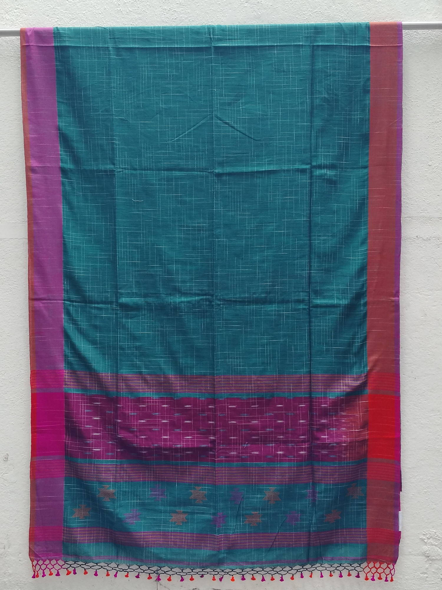 Hand Woven Jhamdani Weave Saree