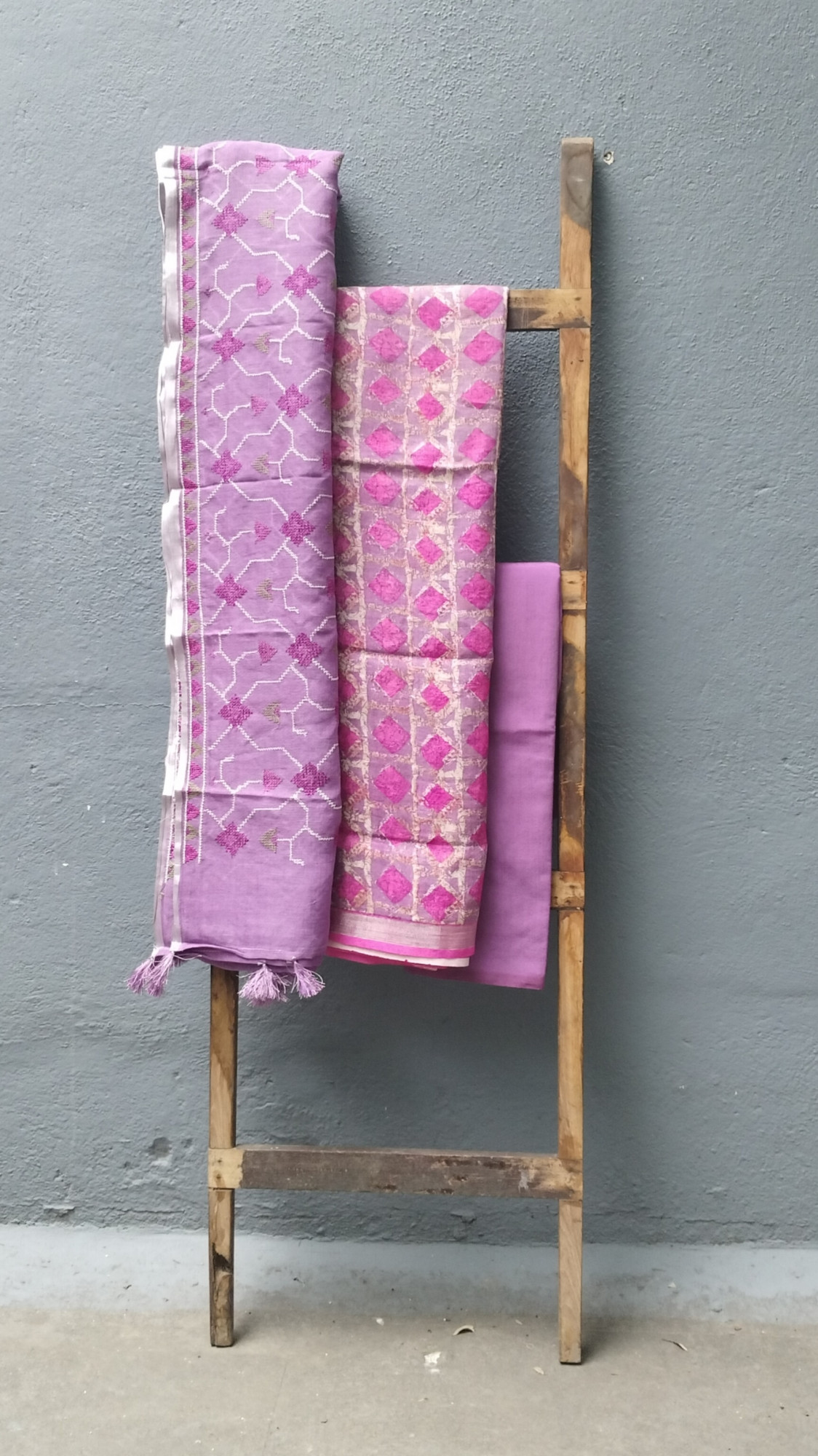 Linen Unstitched Dress Suit