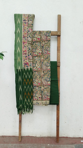 Pure Cotton Kalamkari Dress Material