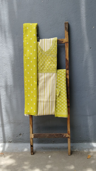 Pure Cotton  Dress Material