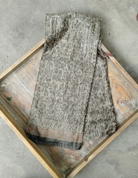 Tussar silk  Dress Material