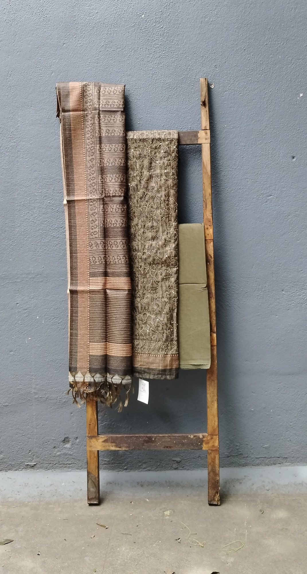 Tussar silk Dress Material