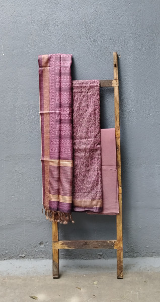 Tussar silk  Dress Material