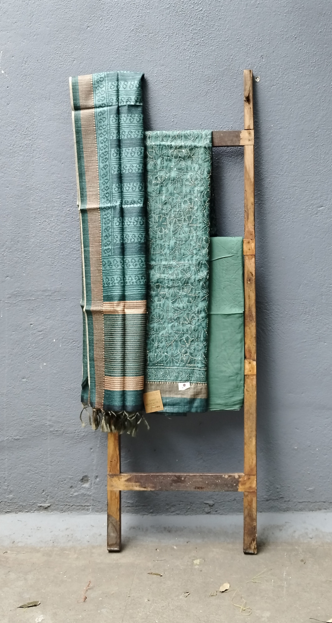 Tussar silk Dress Material