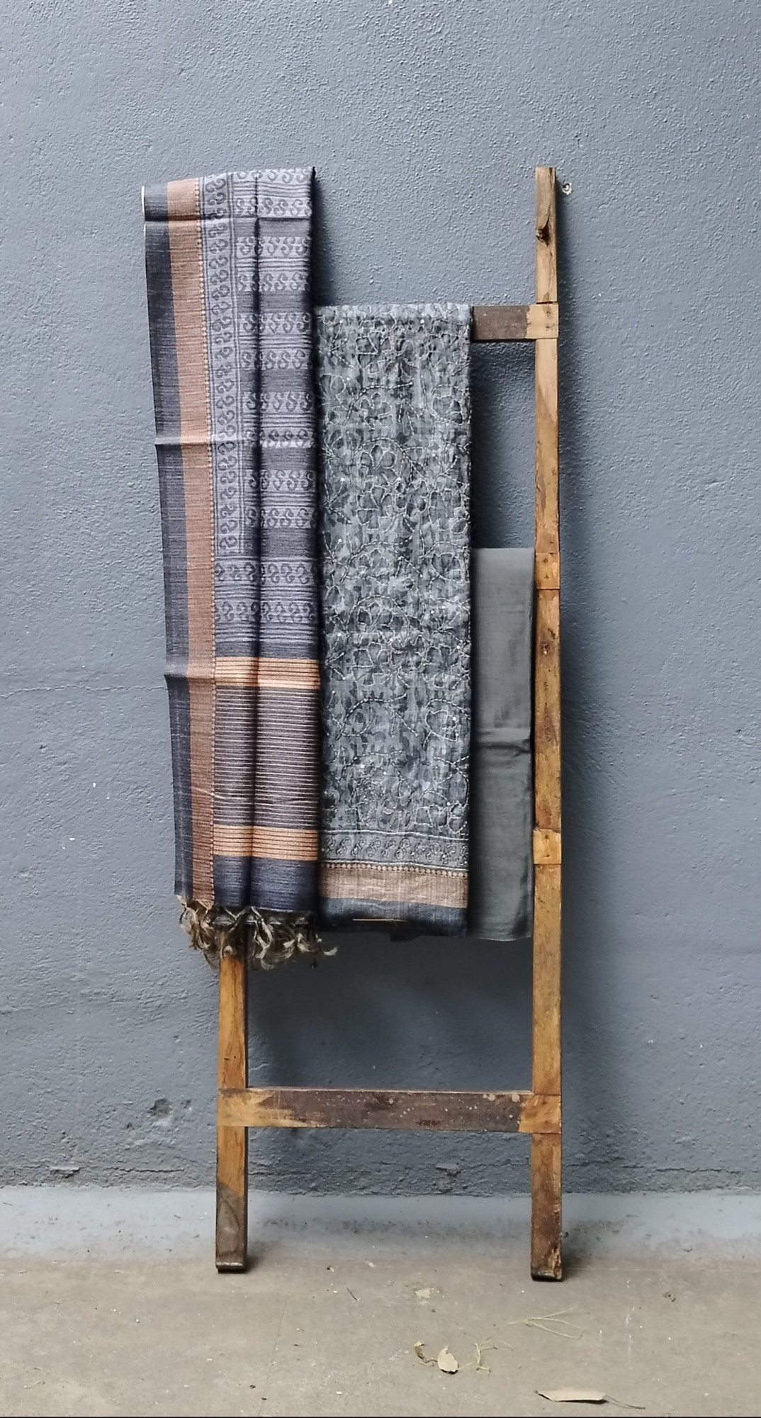 Tussar silk Dress Material