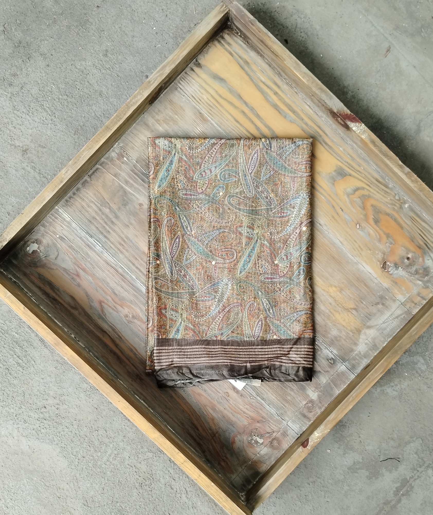 Tussar silk Dress Material