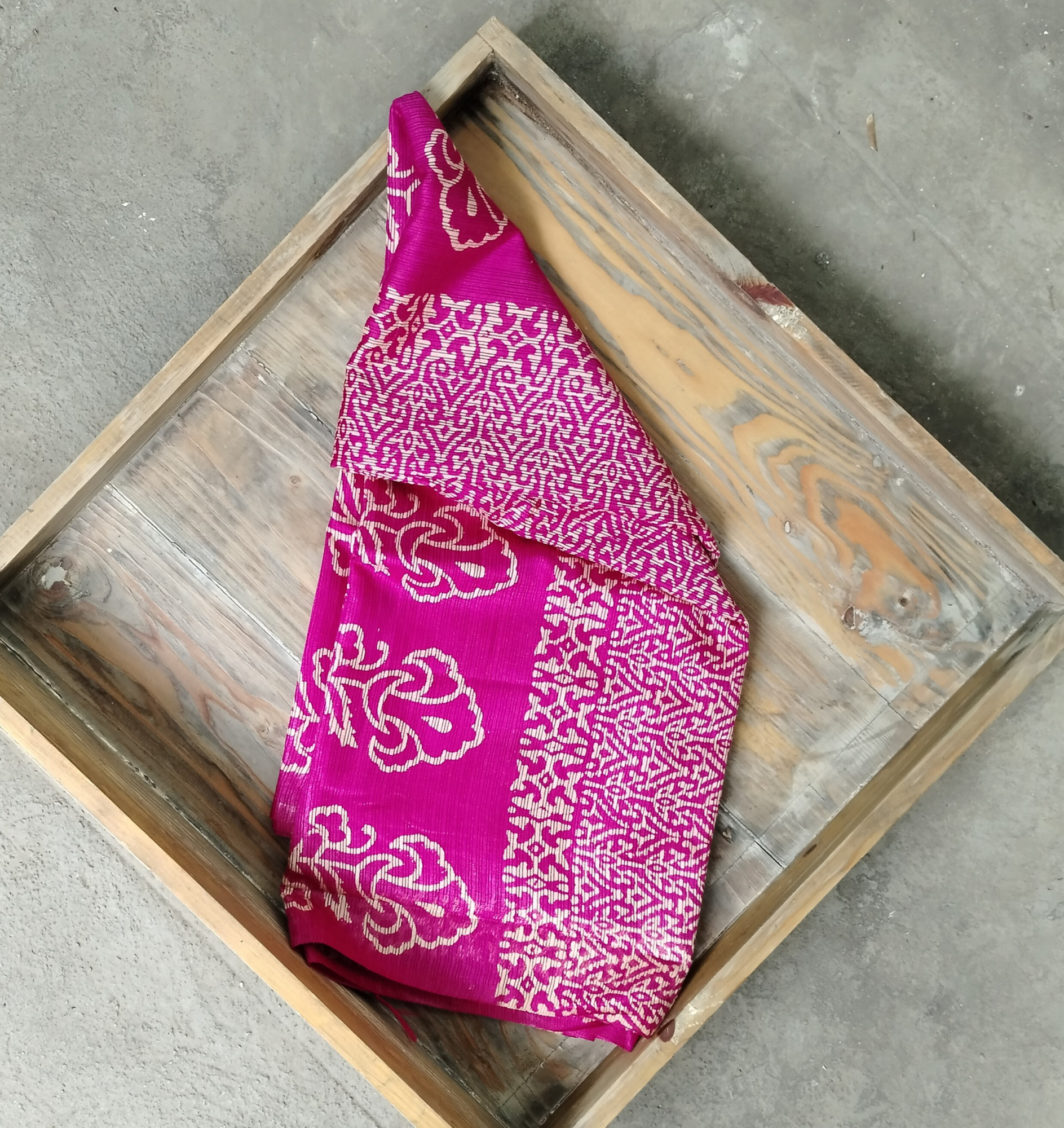Kota Cotton block Print Saree
