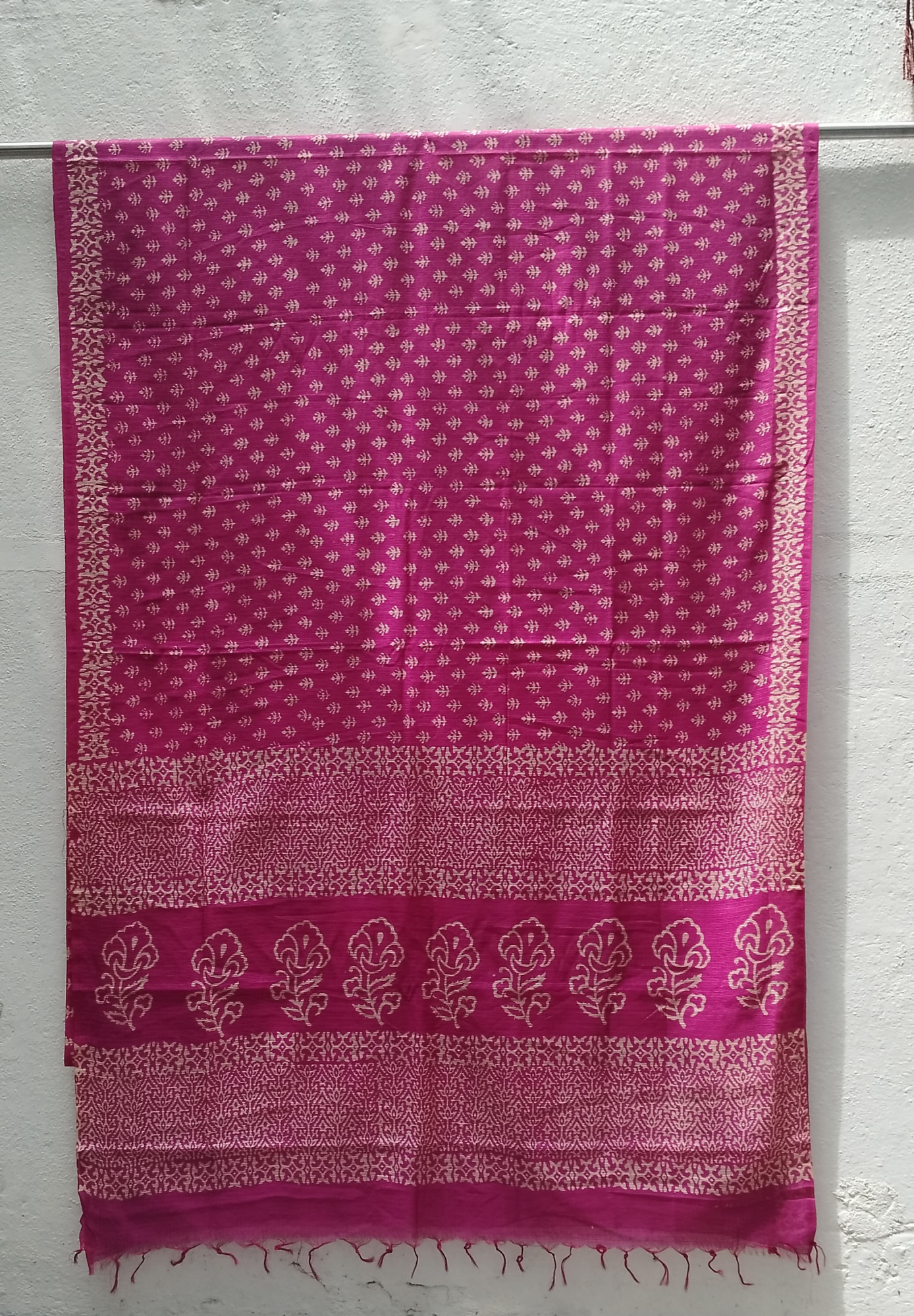 Kota Cotton block Print Saree