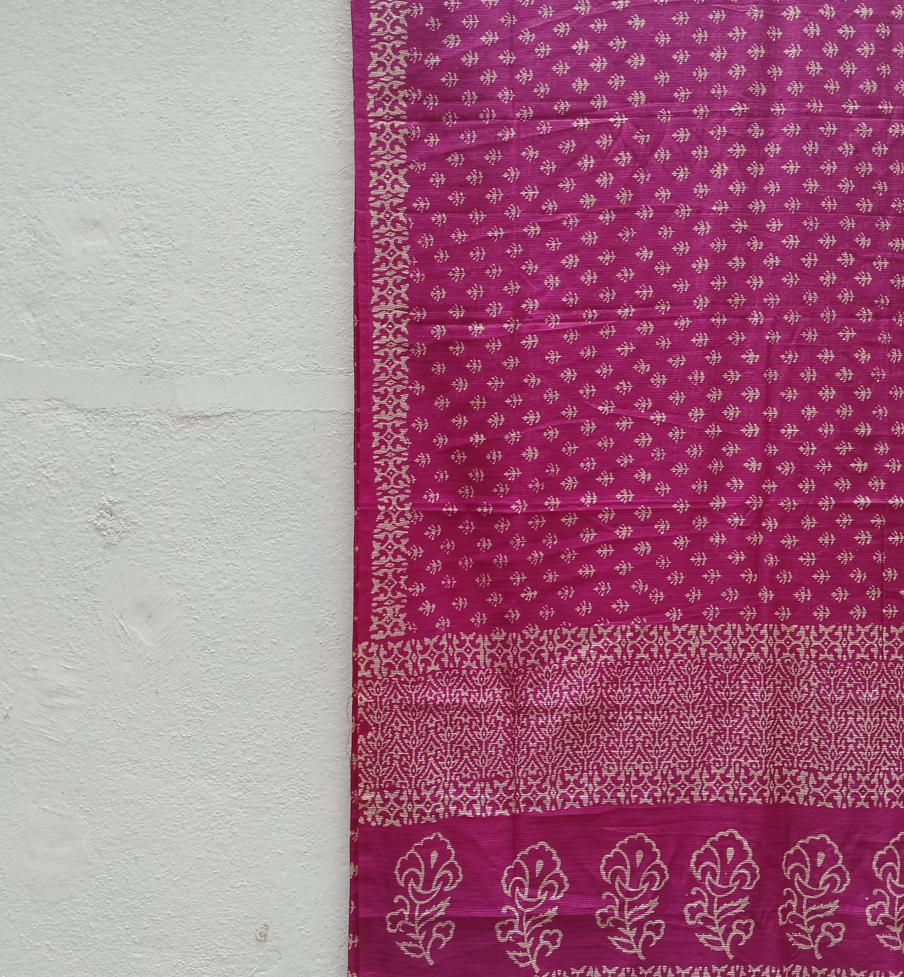 Kota Cotton block Print Saree