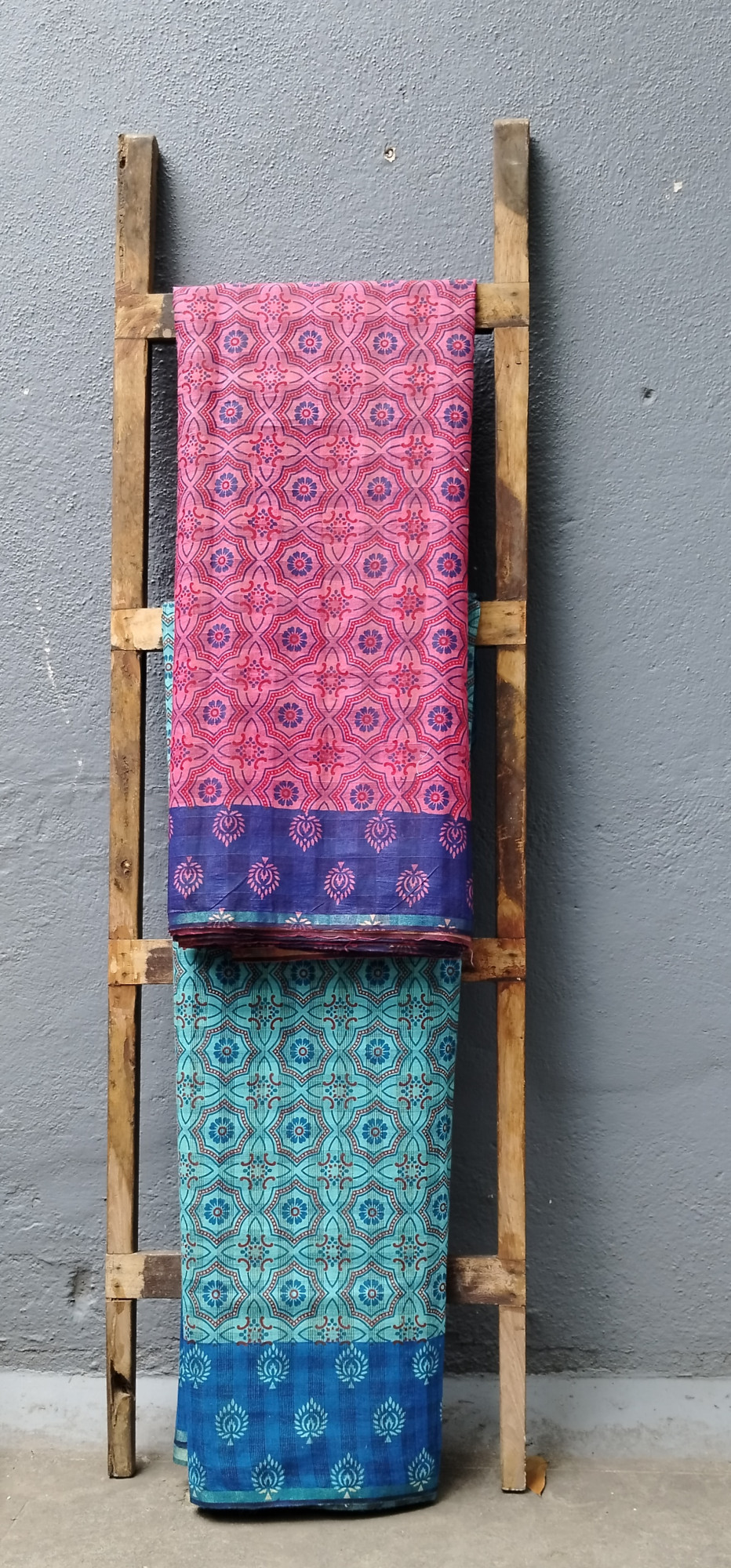 Matka Cotton Block Print Saree