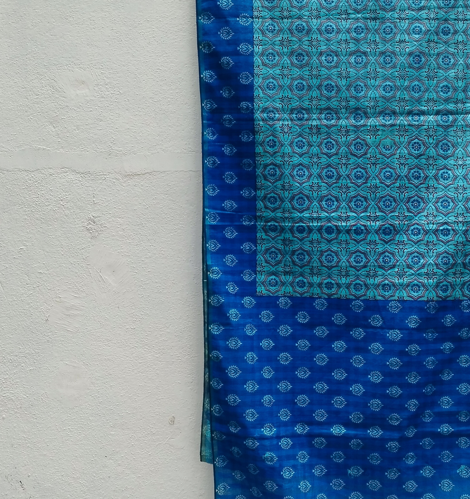 Matka Cotton Block Print Saree