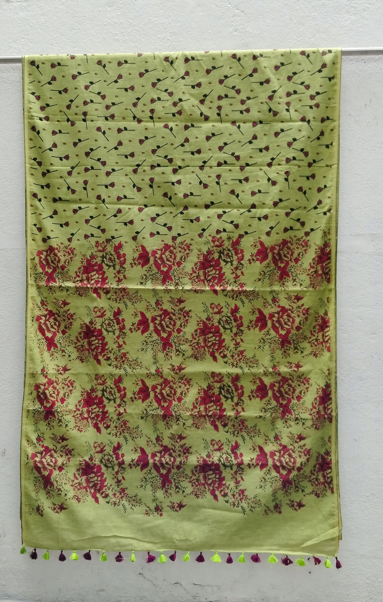 Hand Painted Matka Cotton Saree