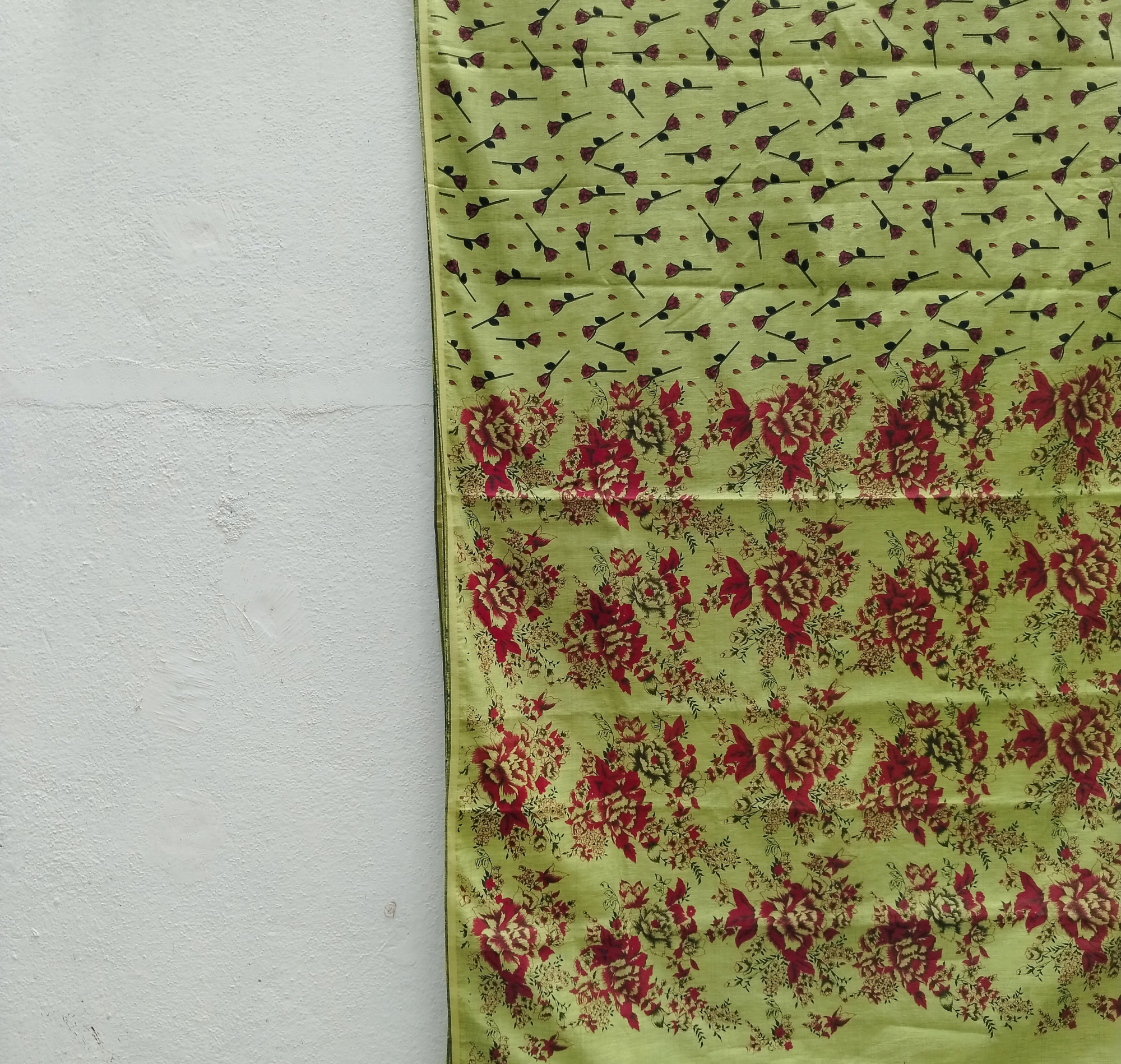 Hand Painted Matka Cotton Saree