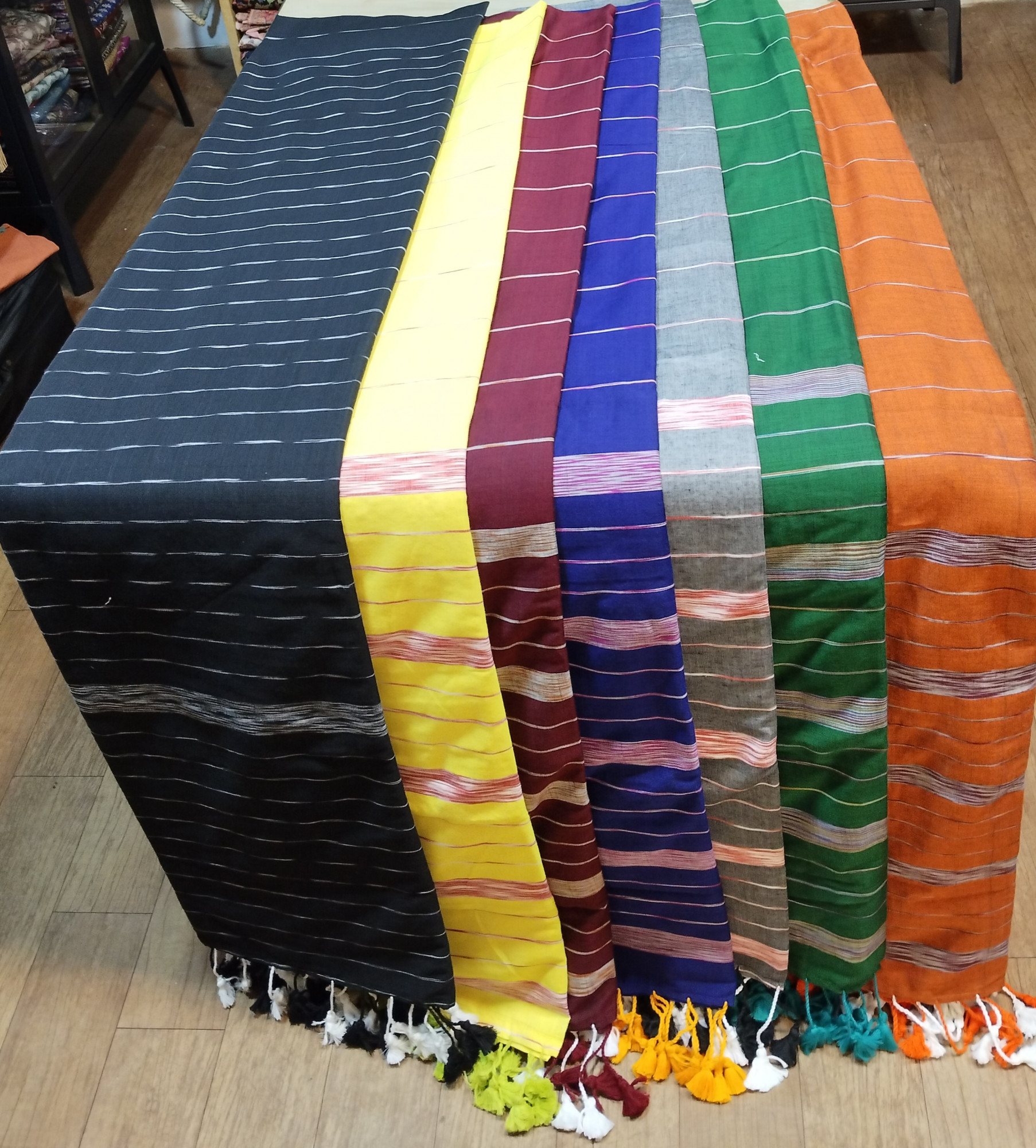 Kotki Stripes Cotton Saree