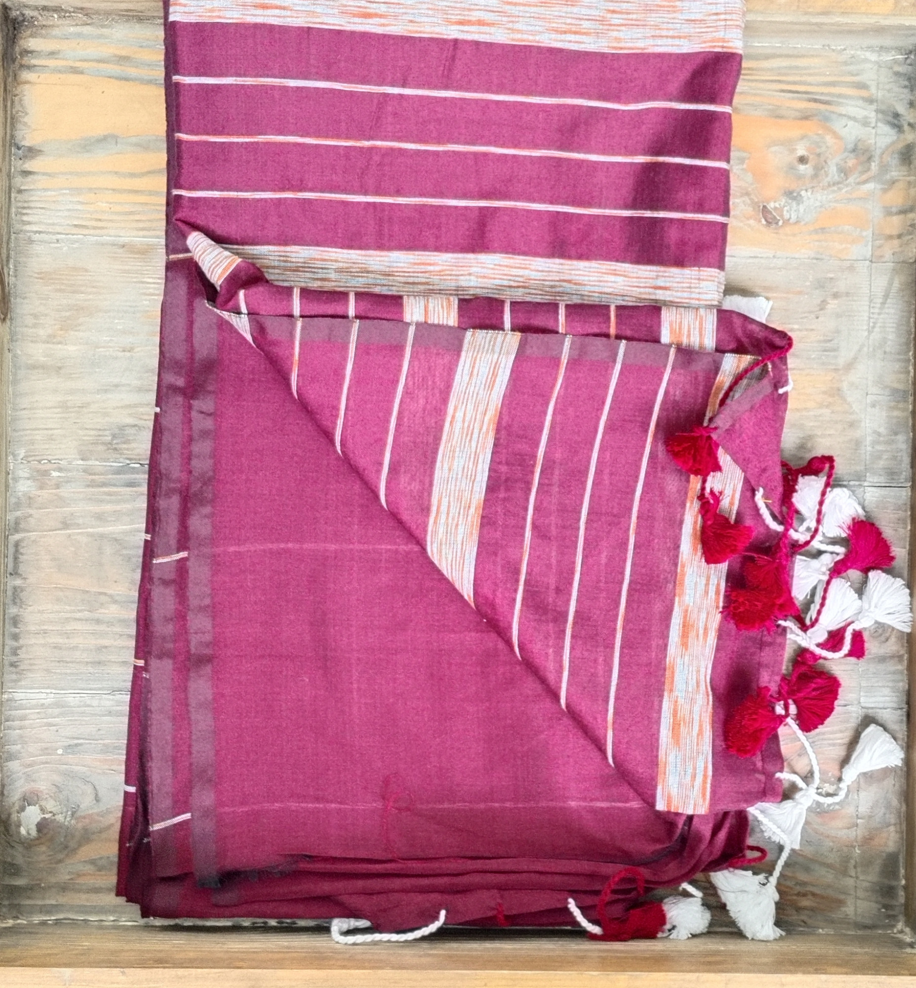 Kotki Stripes Cotton Saree