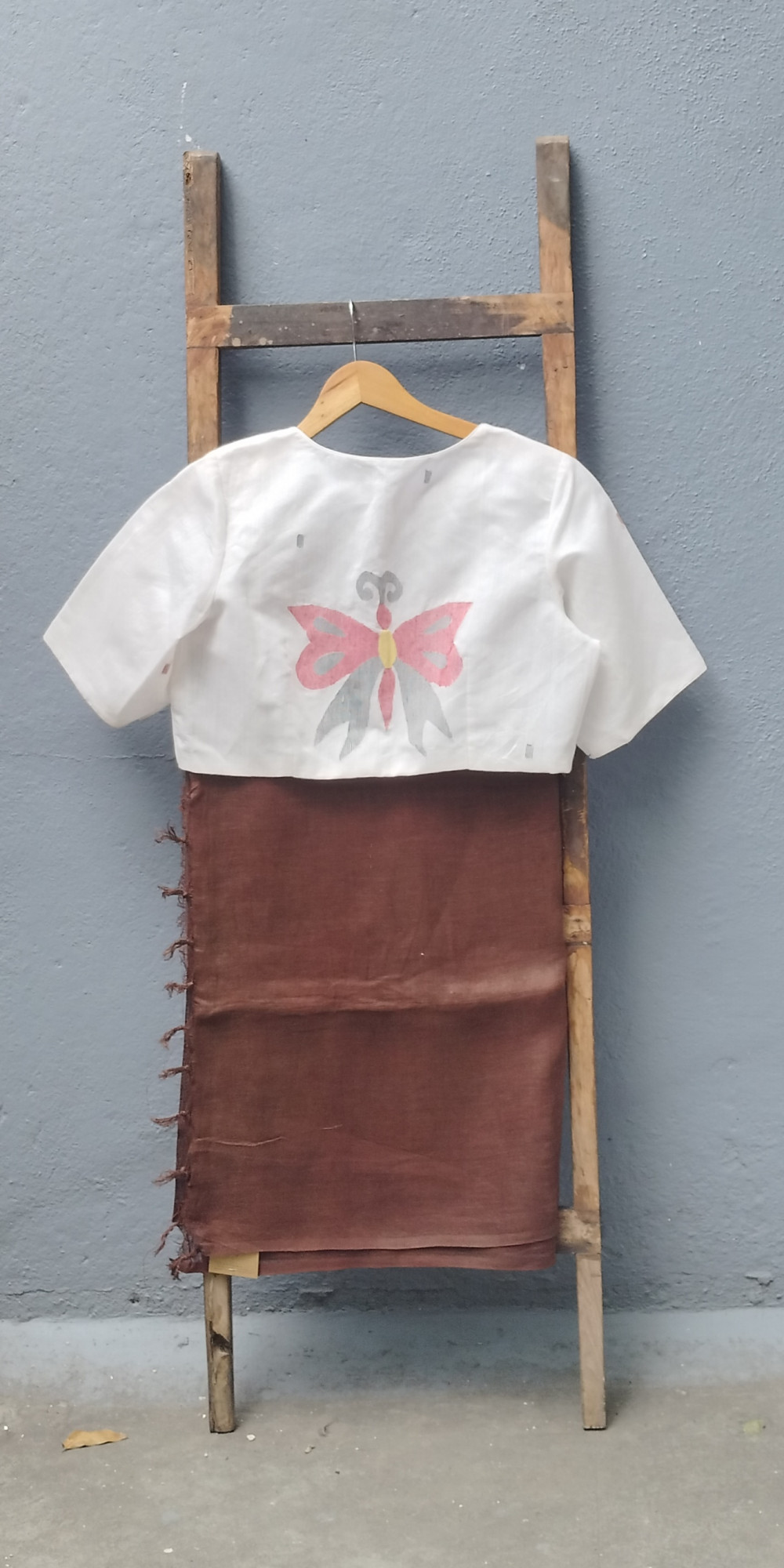 Pure Linen Plain Saree