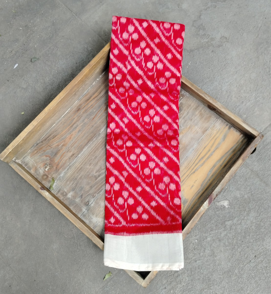 Silk Cotton Ikat Saree
