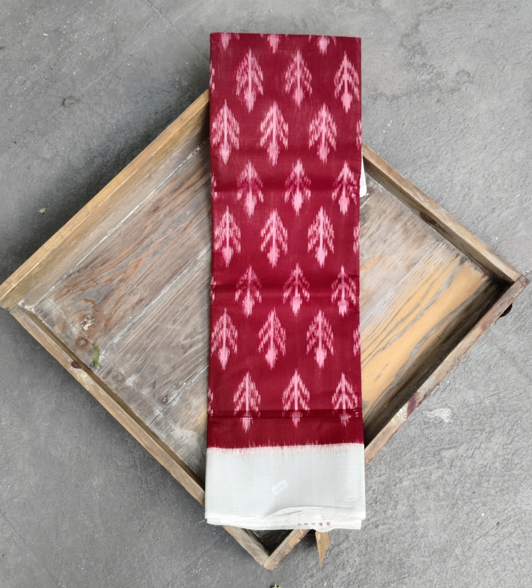 Silk Cotton Ikat Saree