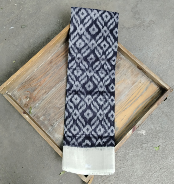 Silk Cotton Ikat Saree