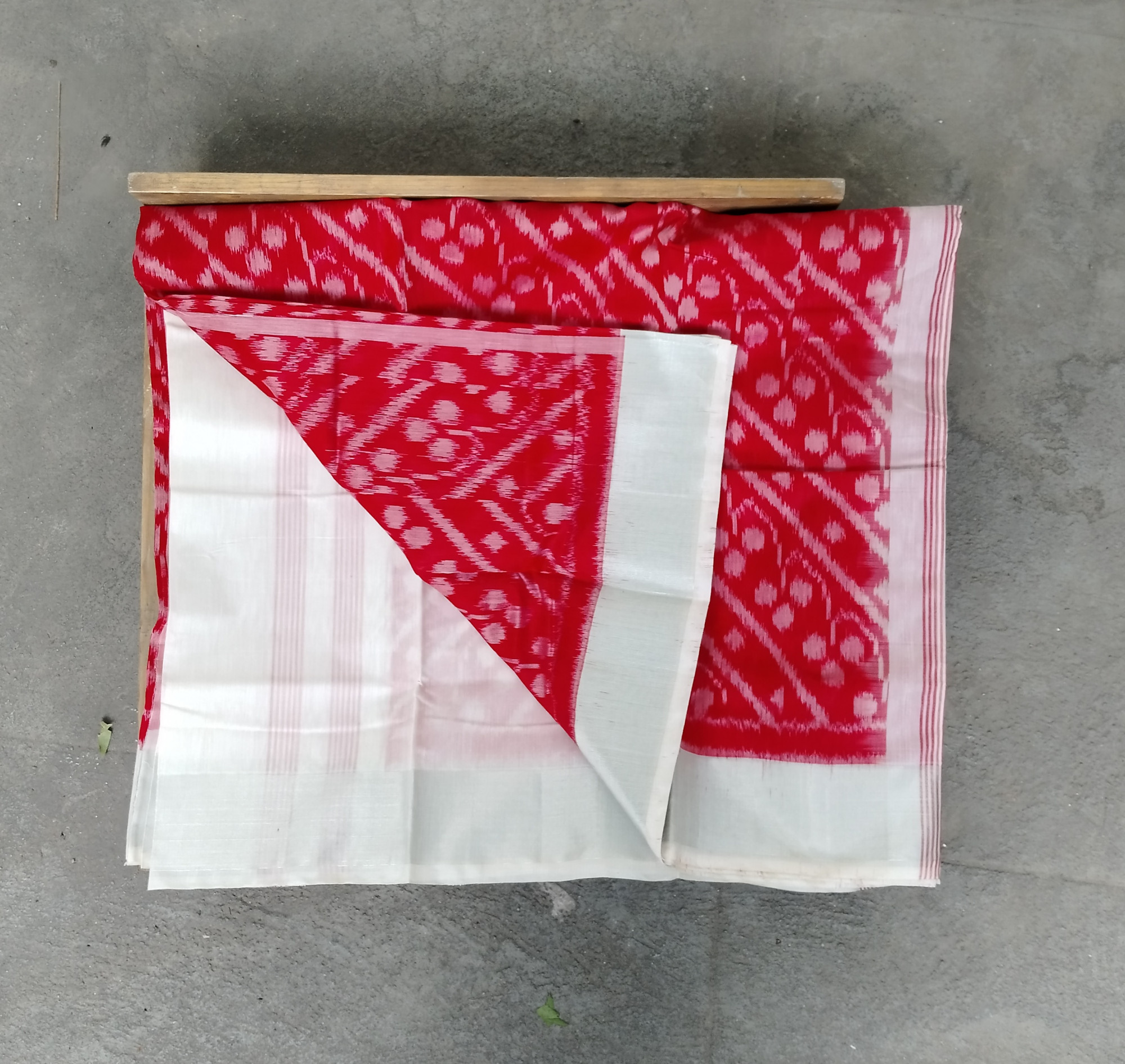 Silk Cotton Ikat Saree