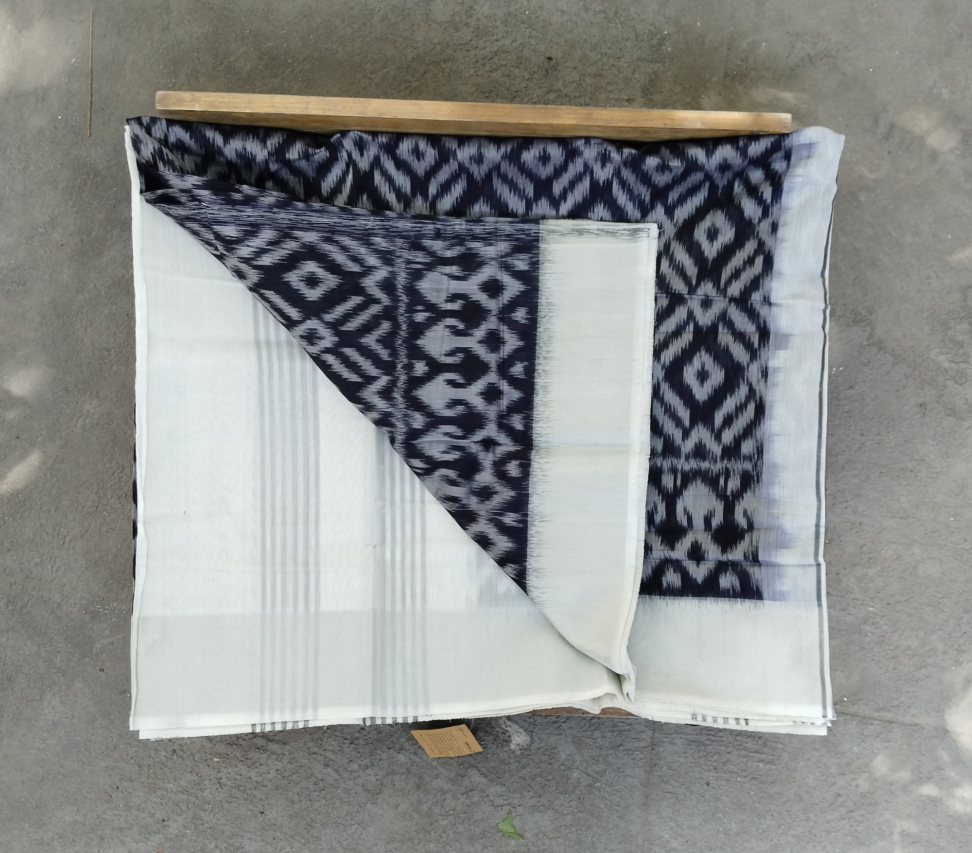 Silk Cotton Ikat Saree