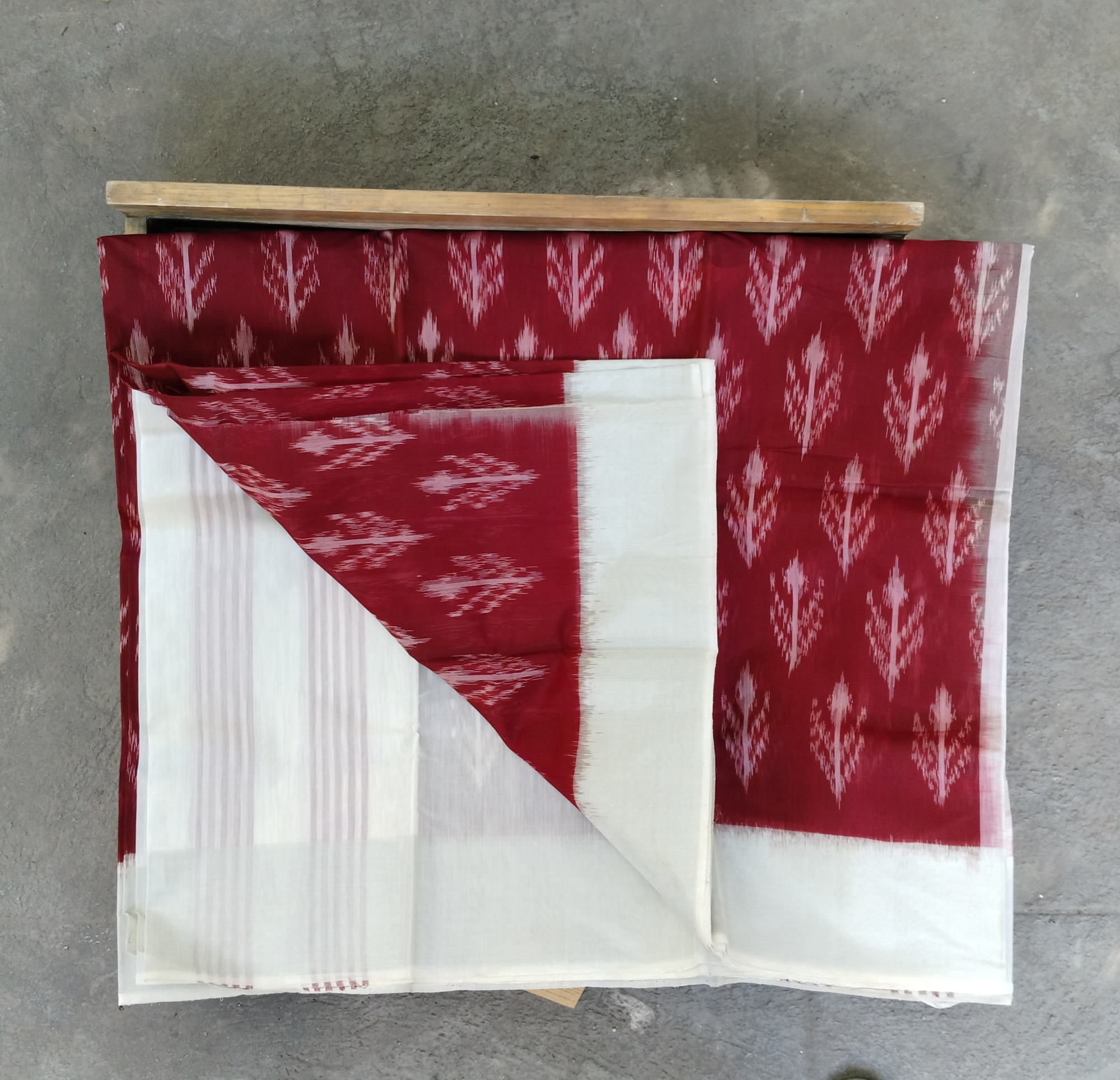 Silk Cotton Ikat Saree