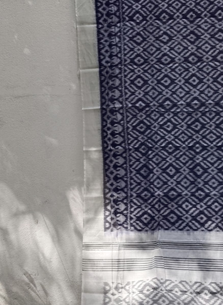 Silk Cotton Ikat Saree