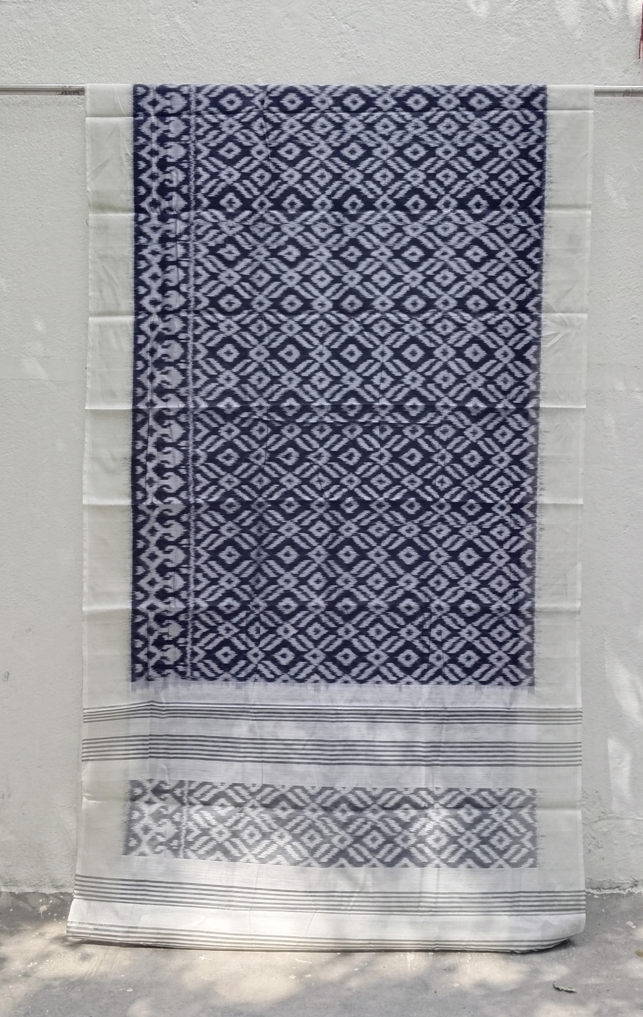 Silk Cotton Ikat Saree