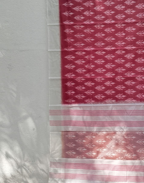 Silk Cotton Ikat Saree