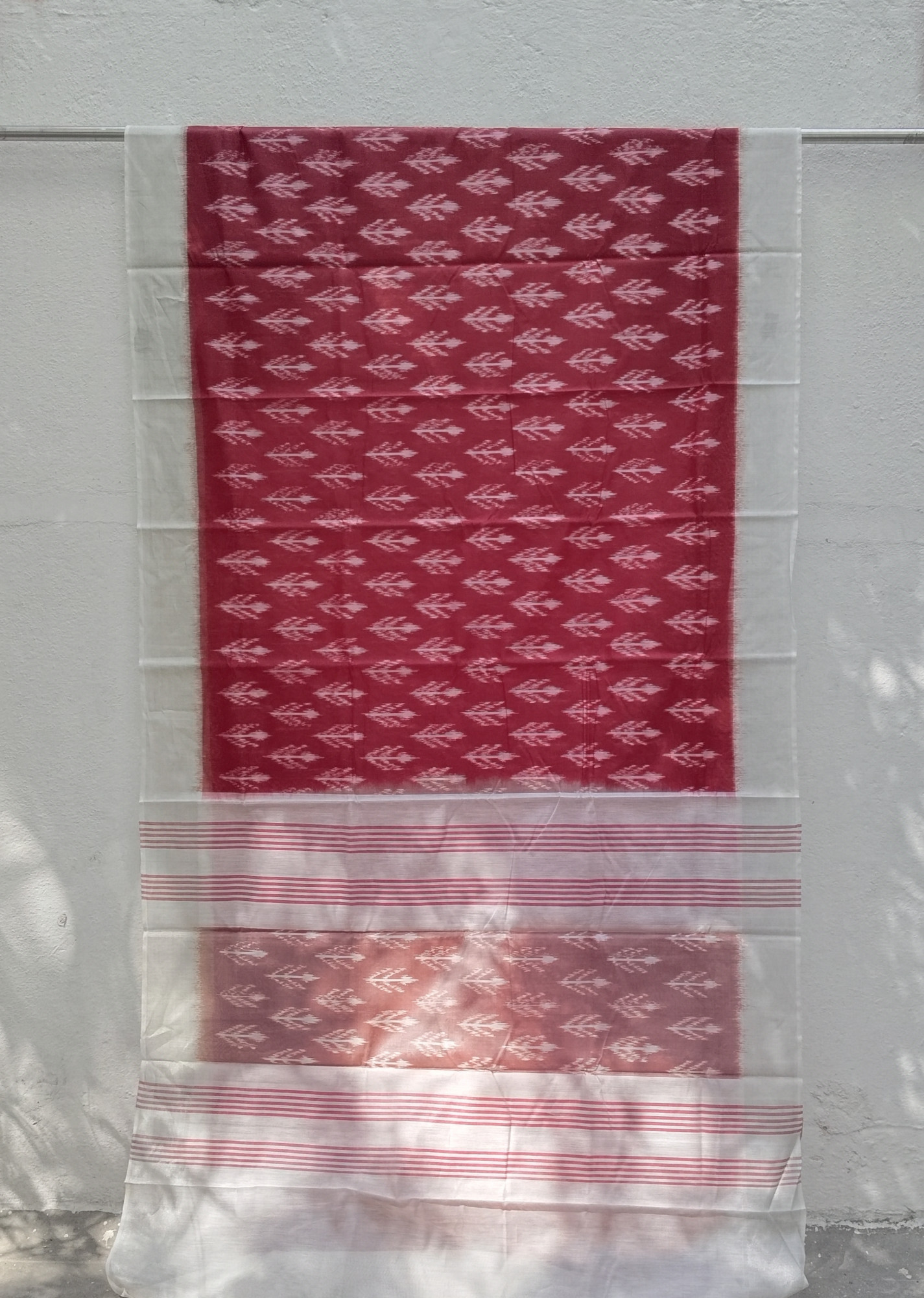 Silk Cotton Ikat Saree