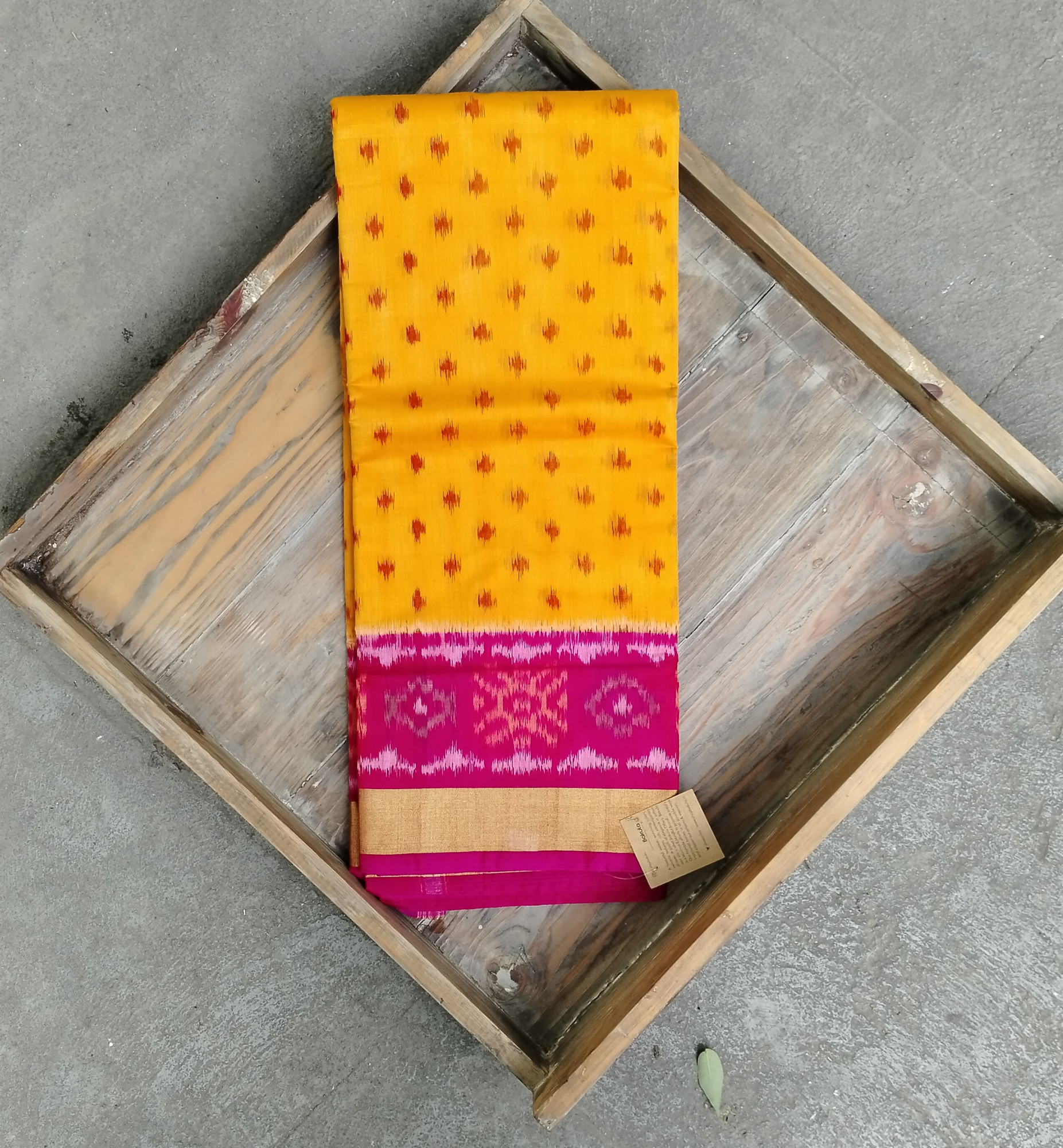 Silk Cotton Pochampalli Saree