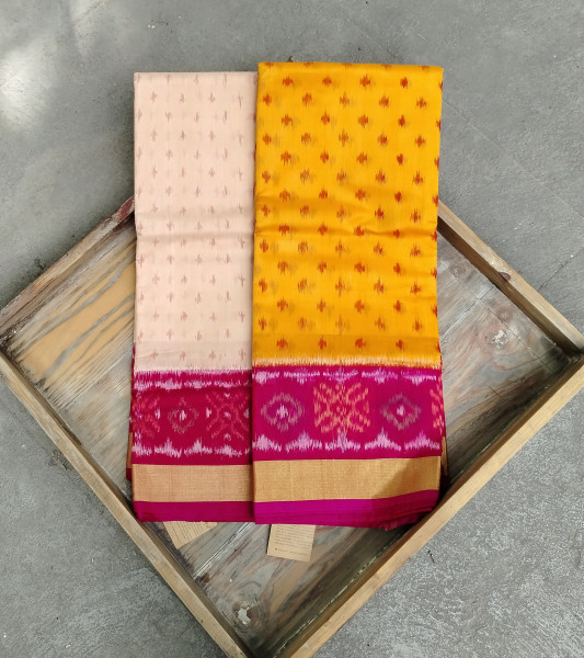 Silk Cotton Pochampalli  Saree