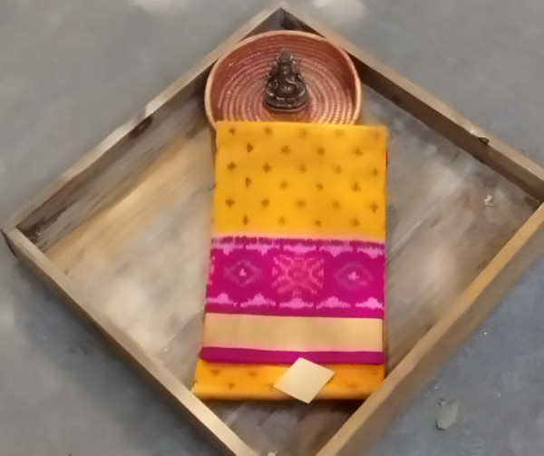 Silk Cotton Pochampalli  Saree