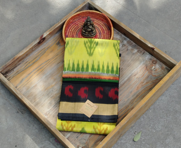 Silk Cotton Pochampalli  Saree