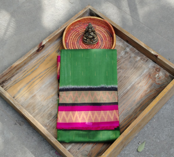 Silk Cotton Pochampalli  Saree