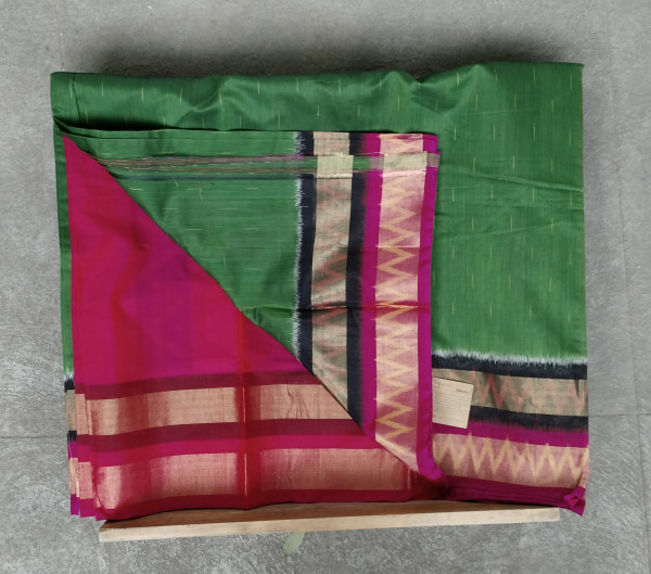 Silk Cotton Pochampalli  Saree