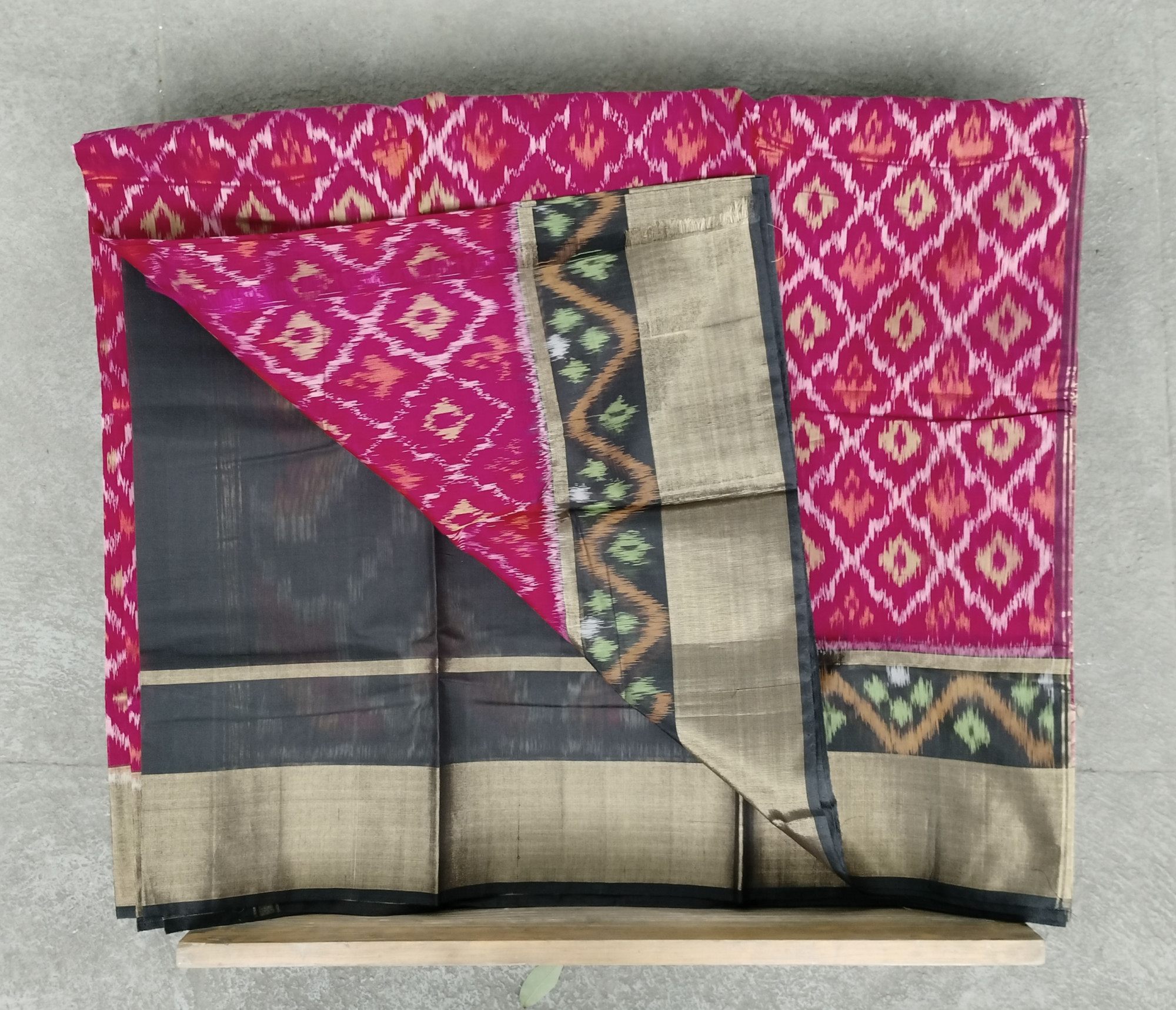 Silk Cotton Pochampalli Saree
