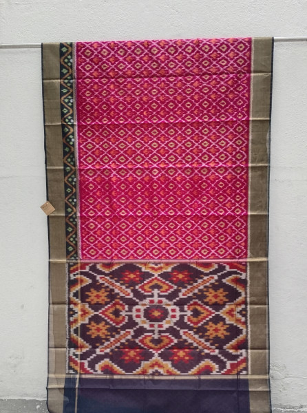 Silk Cotton Pochampalli  Saree