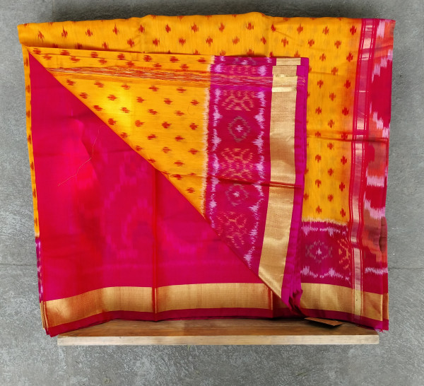 Silk Cotton Pochampalli  Saree