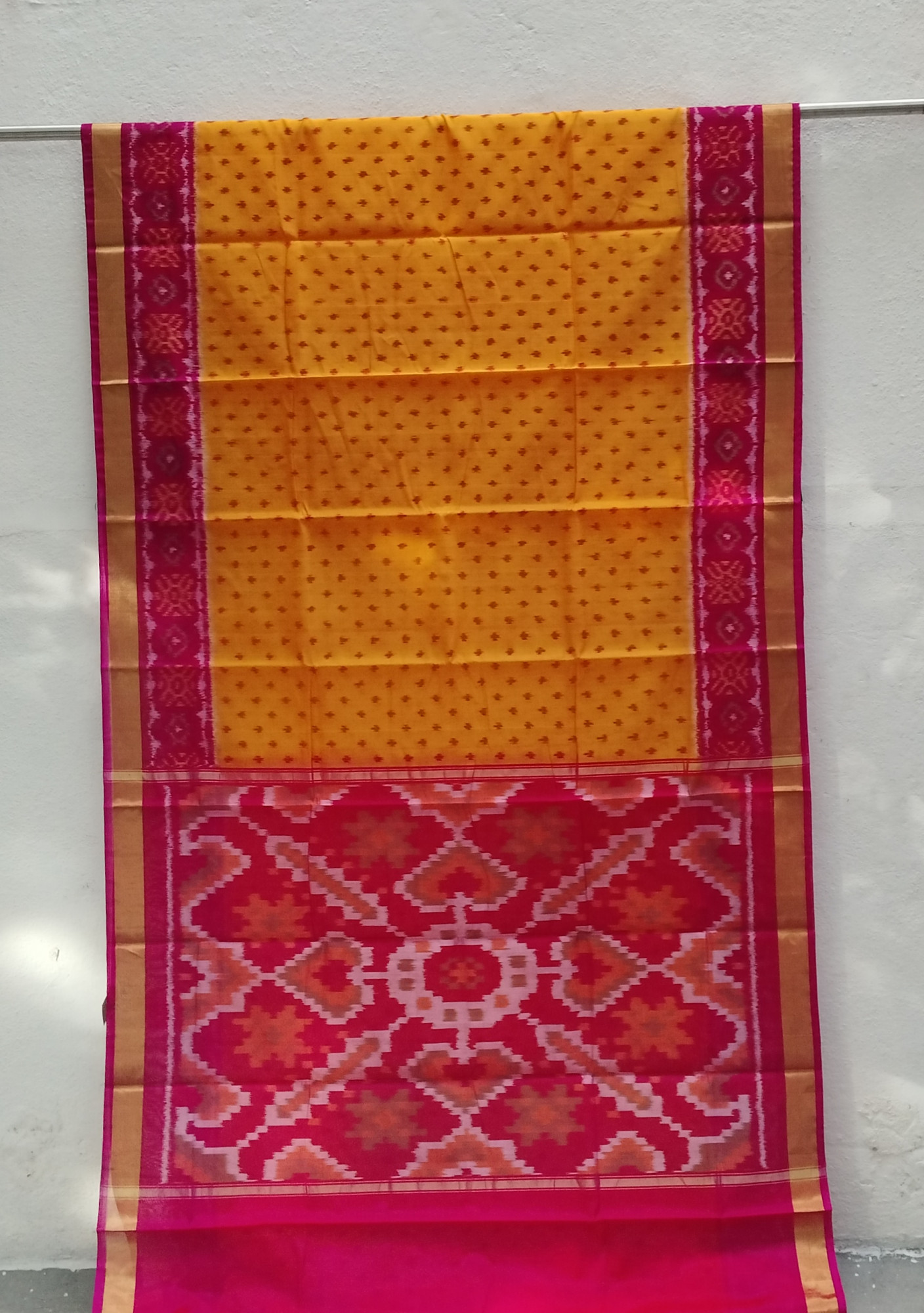 Silk Cotton Pochampalli Saree