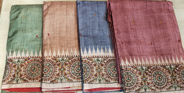 Tussar silk  Dress Material