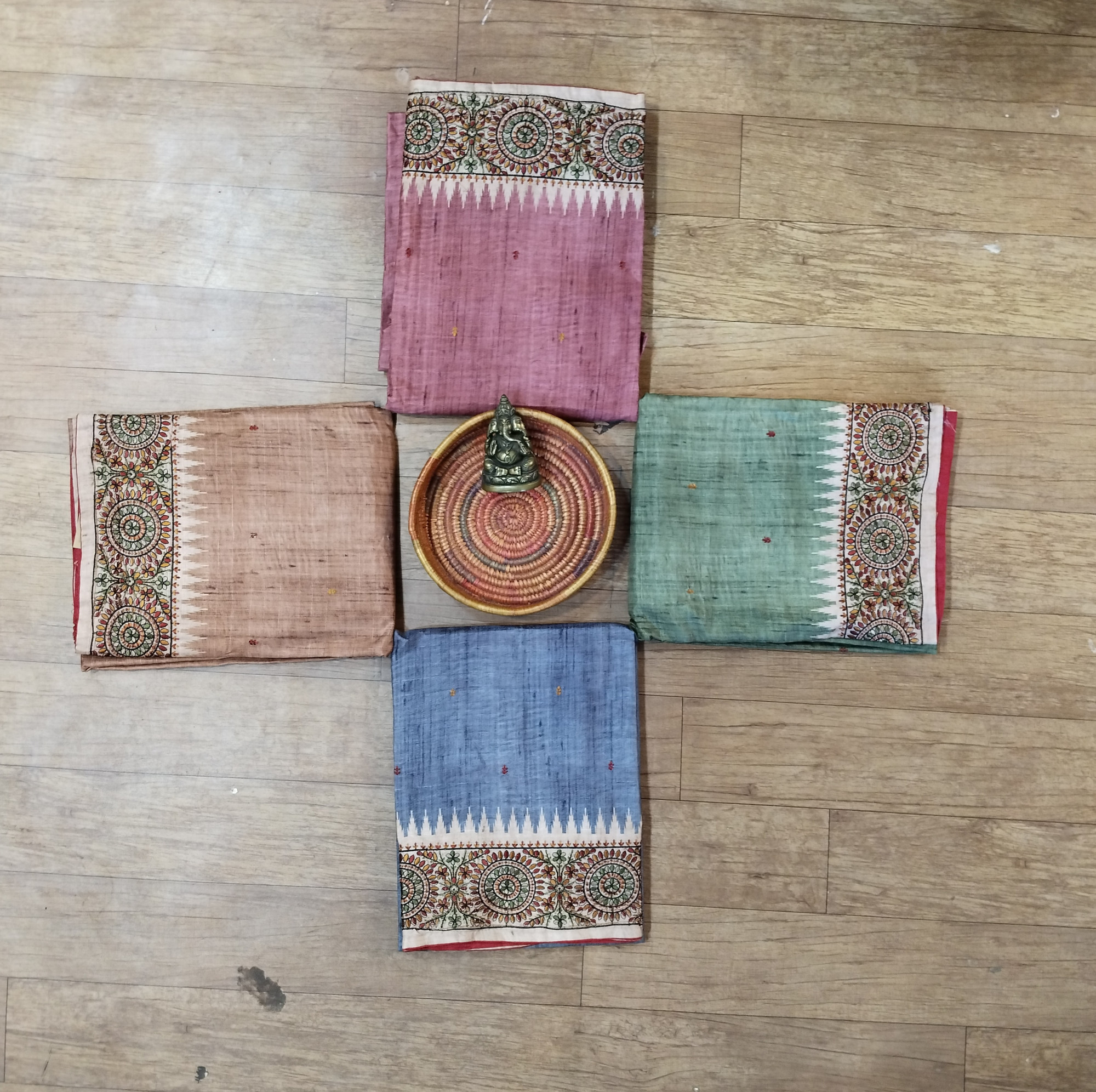 Tussar silk Dress Material