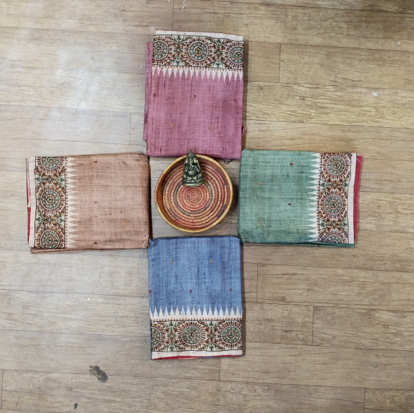 Tussar silk  Dress Material