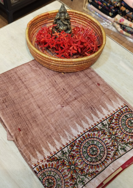 Tussar silk  Dress Material