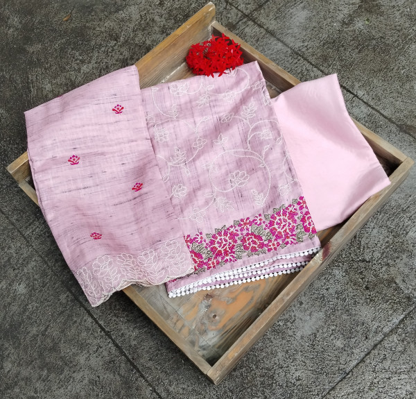 Tussar silk  Dress Material