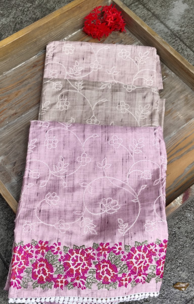 Tussar silk  Dress Material