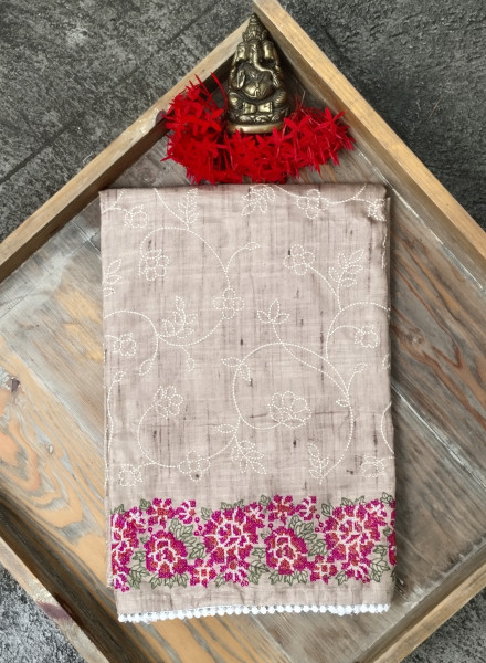 Tussar silk  Dress Material